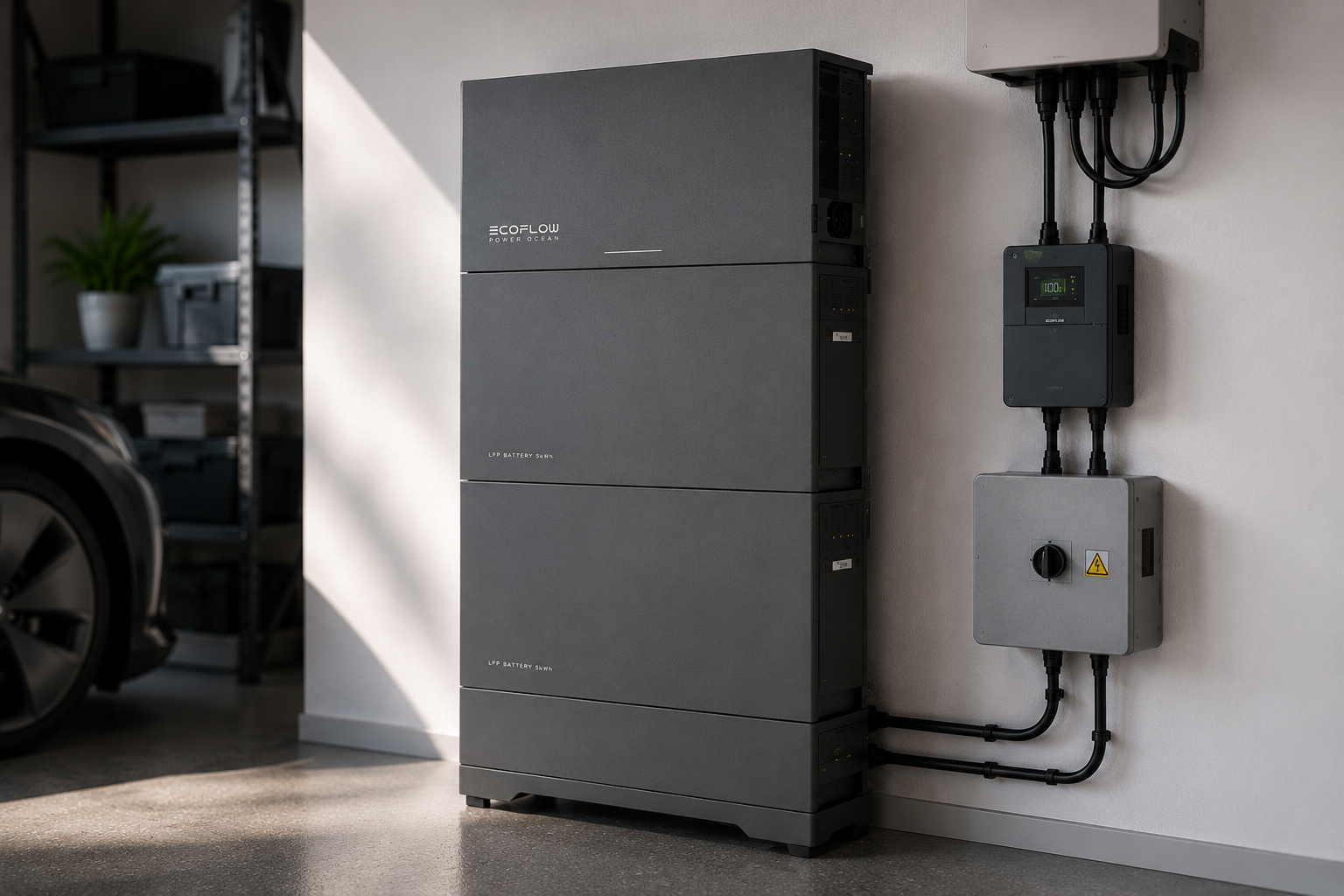 Residential battery storage system supporting solar energy use