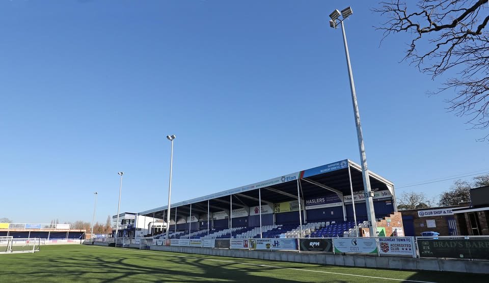 Billericay Town FC stadium stand at New Lodge